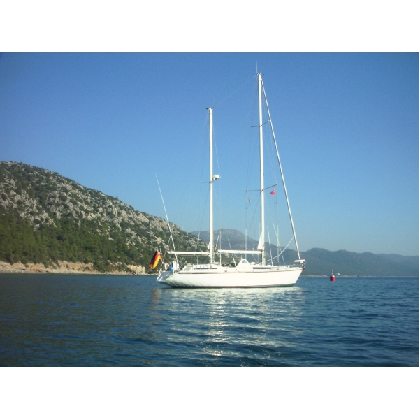 Yacht&nbsp;Amel&nbsp;Super Maramu&nbsp;T&uuml;rkei&nbsp;Mittelmeer&nbsp;Bild 1